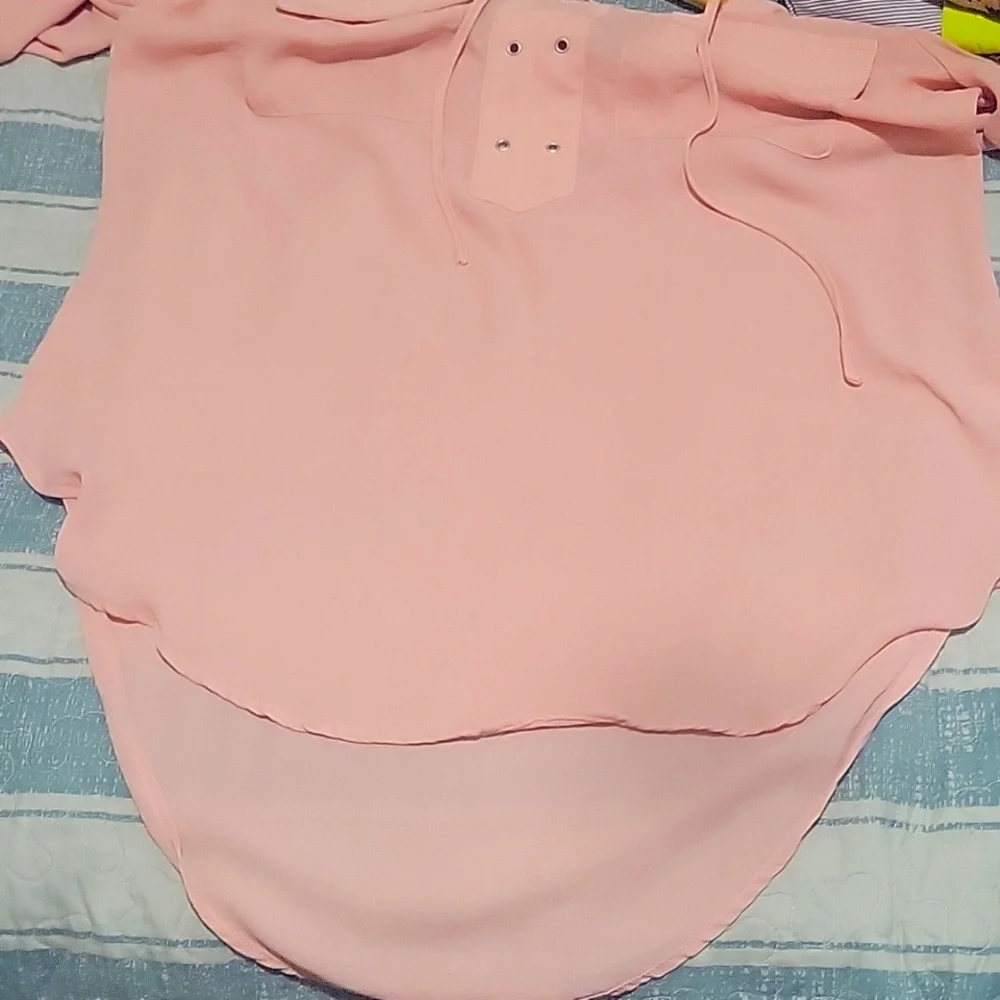 ANNA PINK BLOUSE - Picture 6 of 7